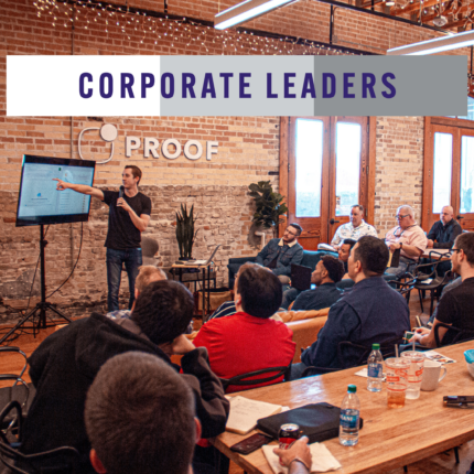 Photo of a corporate leader