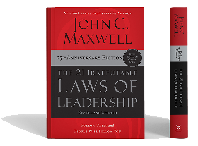 Hardcover of "The 21 Irrefutable Laws of Leadership"
