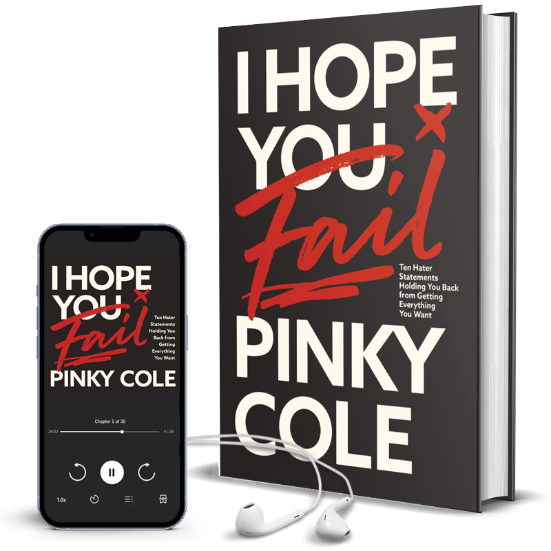 Hardcover and audiobook of I Hope You Fail