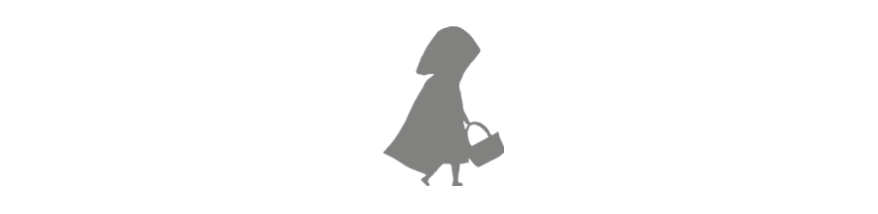 Icon of the founder as Little Red Riding Hood